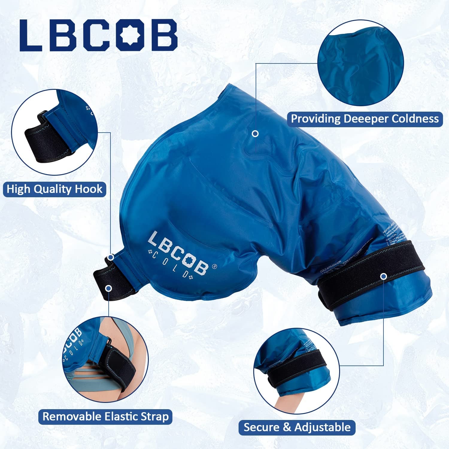 Arm Pain Relief Ice Pack - Reusable Hot and Cold Gel Wraps for Injuries, Joint Pain, Muscle Soreness, and Inflammation